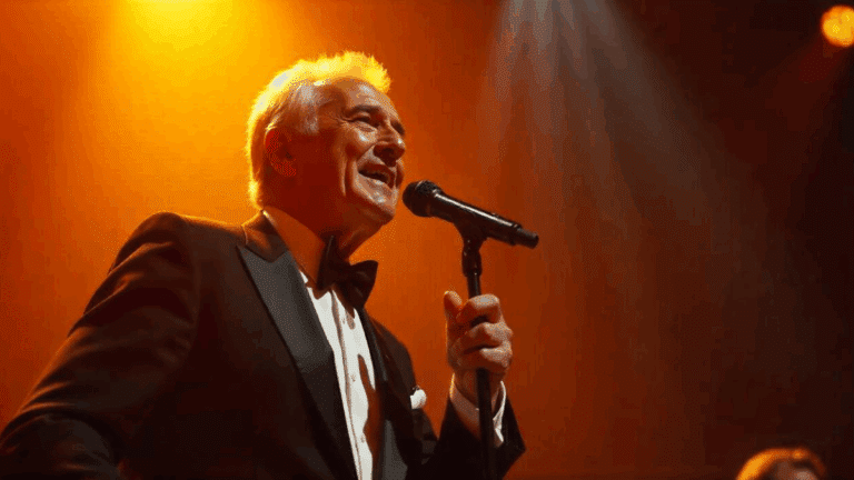 Charles Aznavour le charisme d'un artiste sur scène