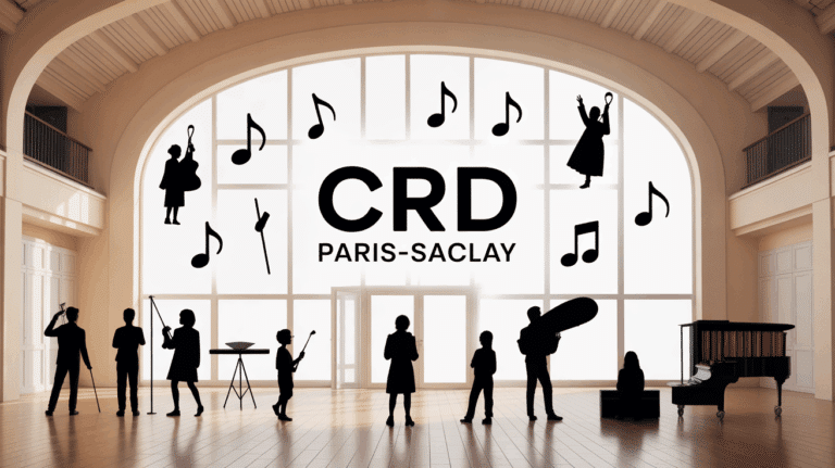 Illustration du CRD Paris-Saclay, conservatoire moderne, apprentissage artistique
