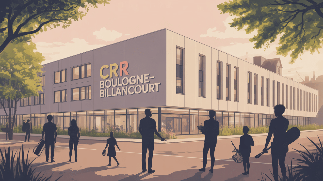 CRR Boulogne-Billancourt facade moderne musique danse theatre