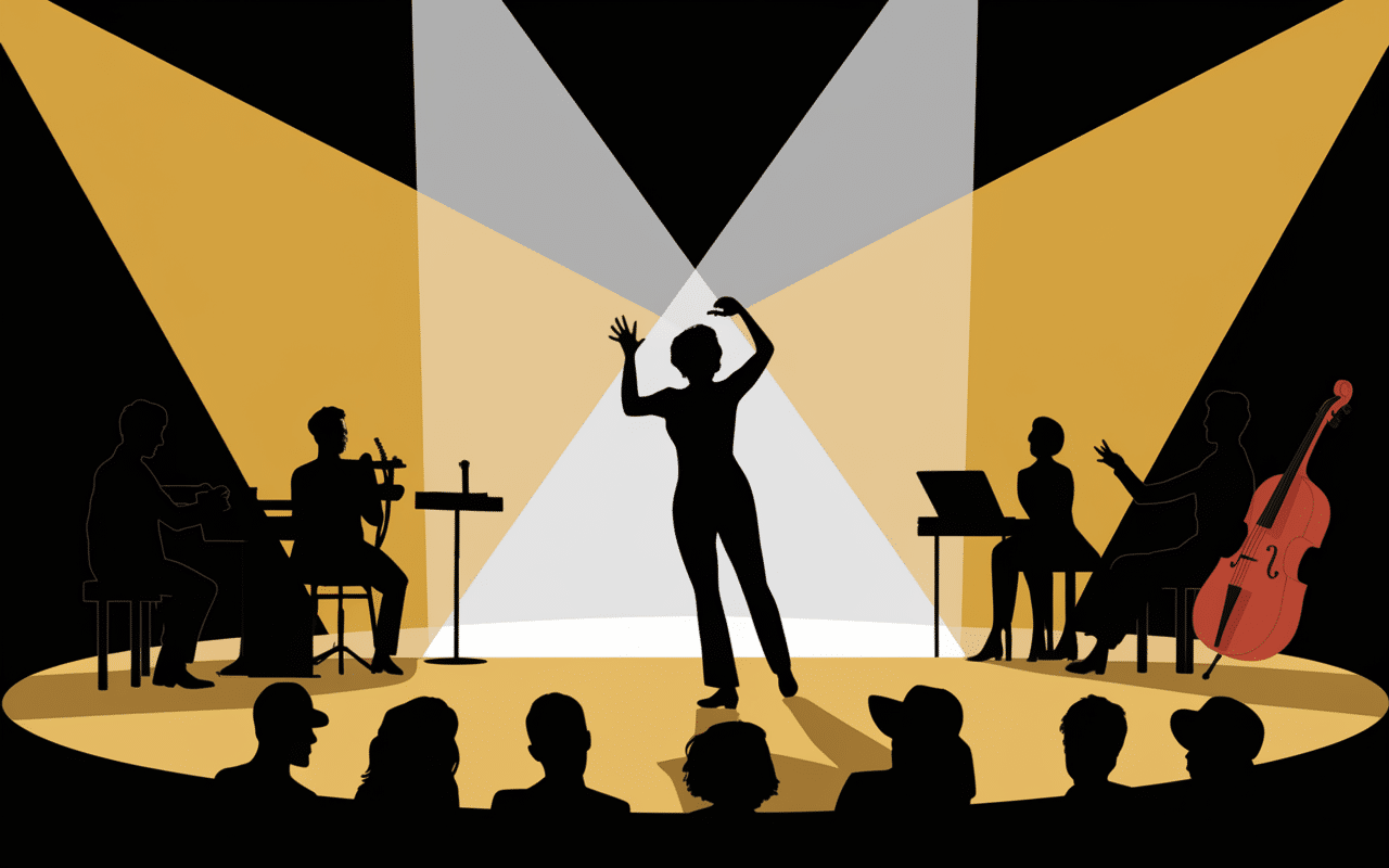 showcase definition mini concert public restreint