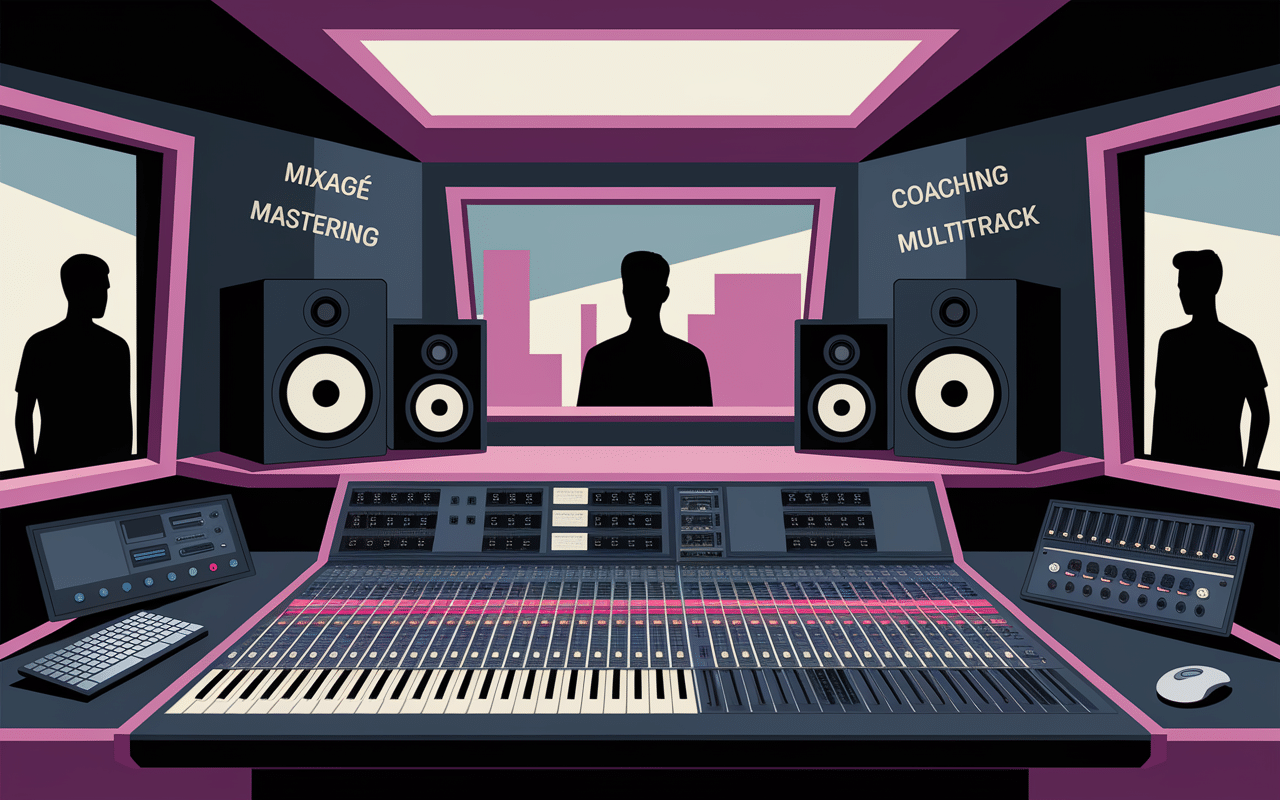 Équipements professionnels studio enregistrement Paris mixage mastering