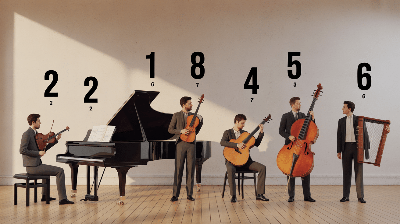 musique de chambre formations duo trio sextuor