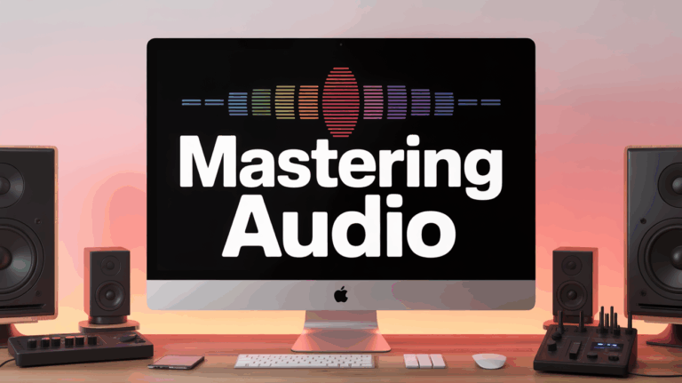 Mastering audio home studio