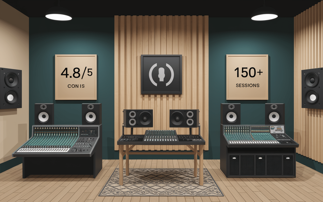 Différents studios d'enregistrement à Paris avec notes élevées