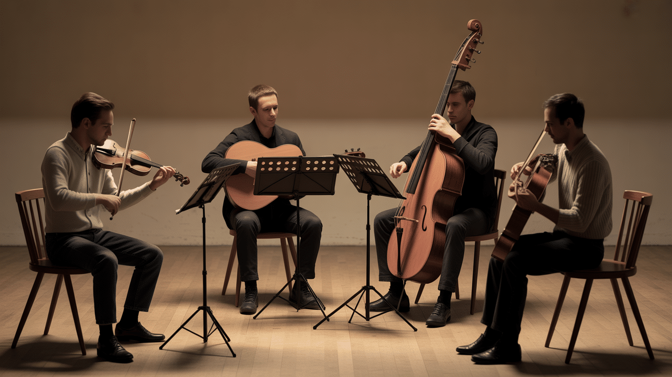 Ensemble musique de chambre formations duo trio quatuor cercle intime