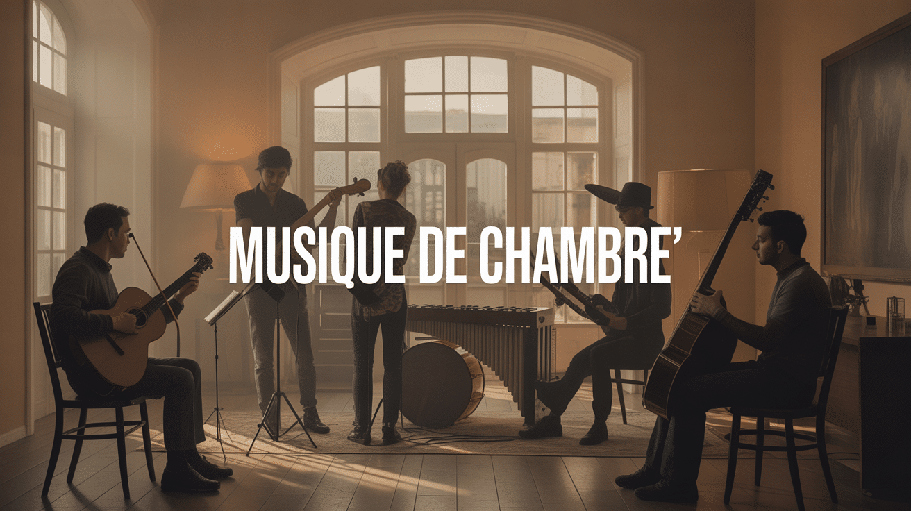 musique de chambre en salon groupe public rapproché