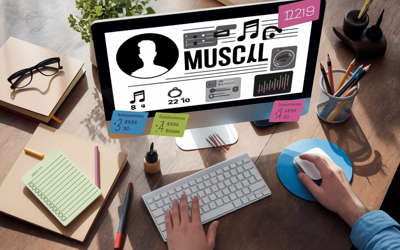 Bureau avec profil Bandmix et checklist optimisation