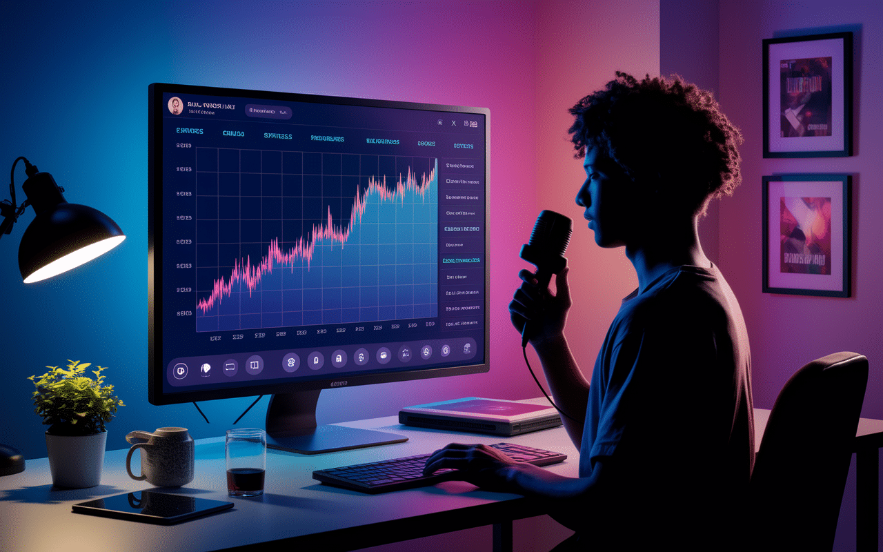 Artiste promoteur musique 2024 visionnage statistiques streaming