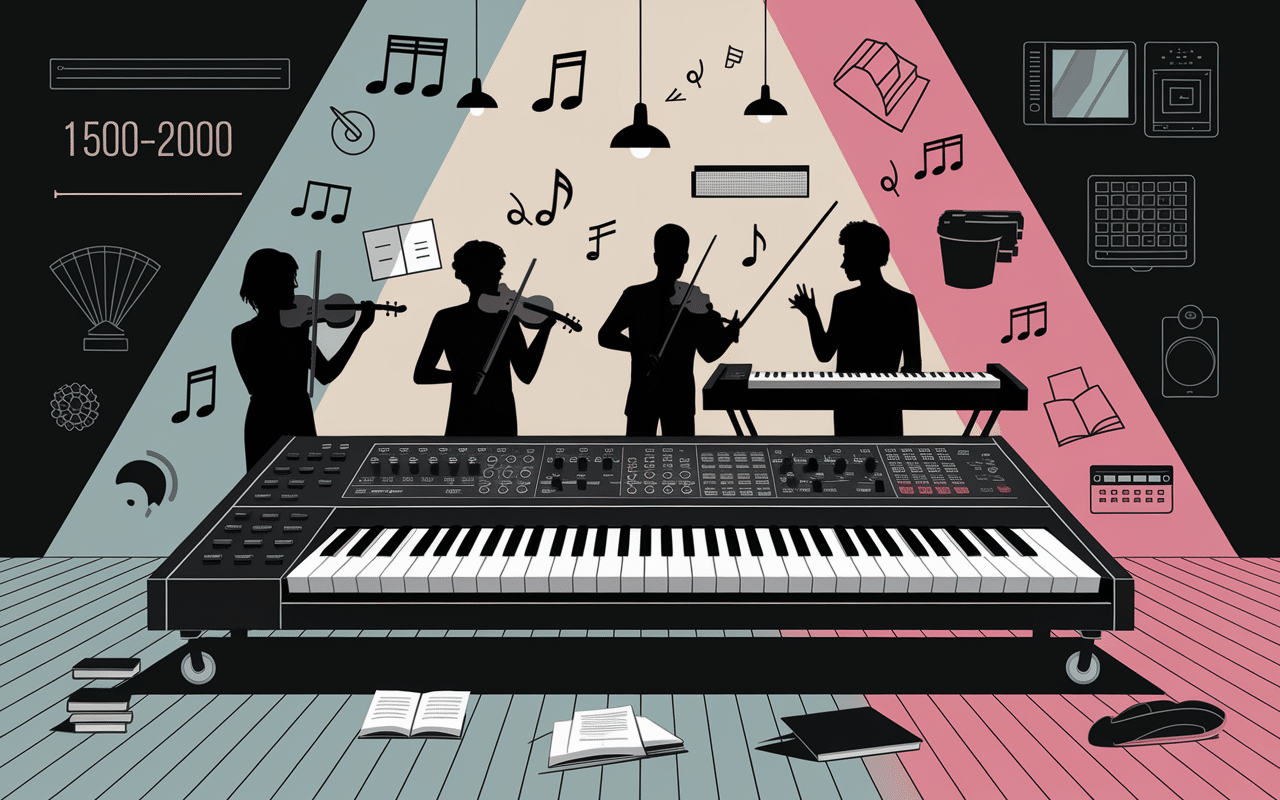 Tableau synthétique métiers musicien compositeur