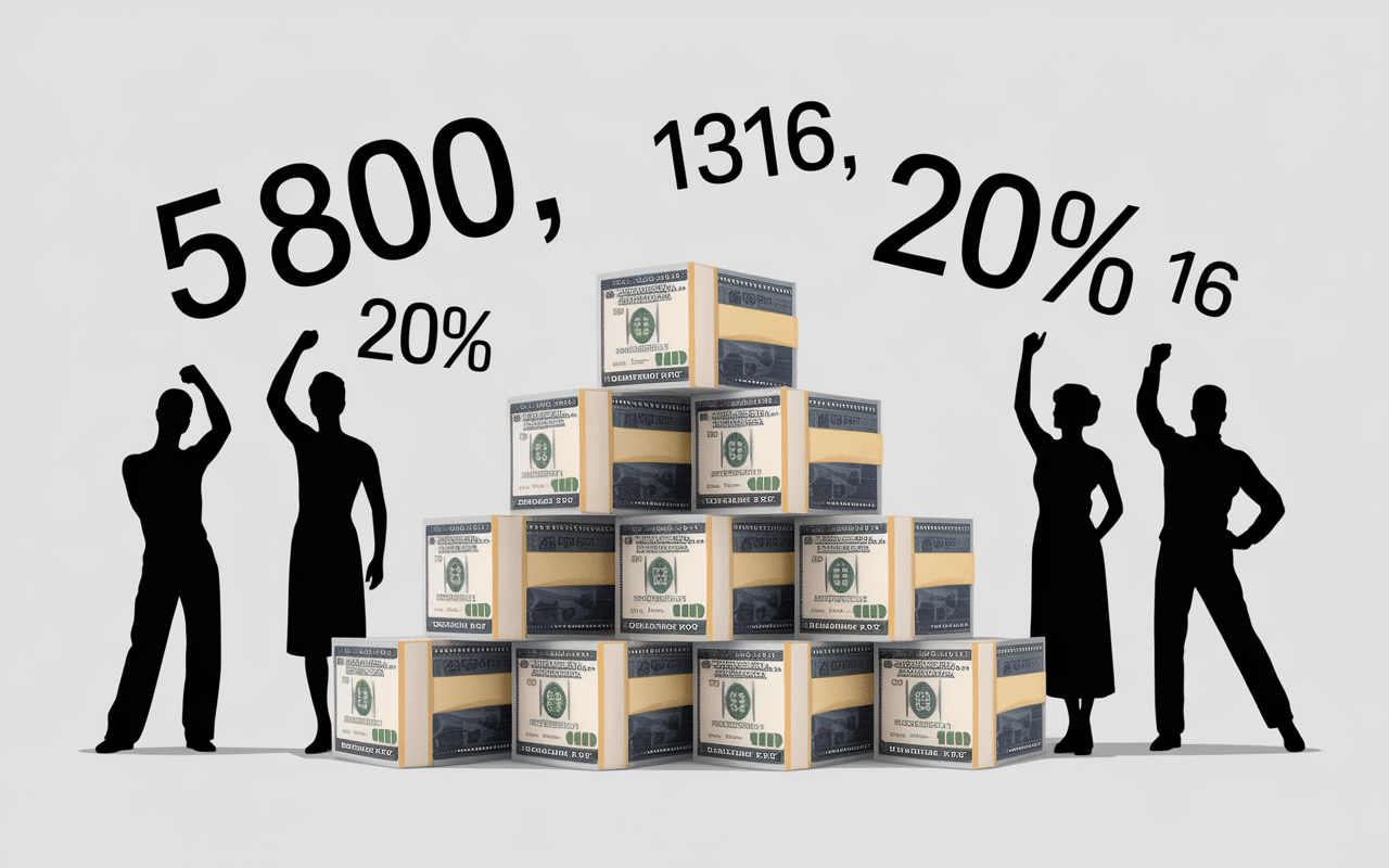 graphique salaire artiste france 2024 pyramide billets