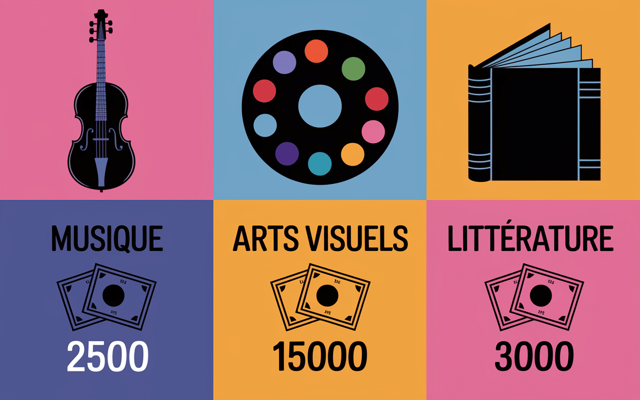 panorama salaire artiste france 2024 disciplines et chiffres
