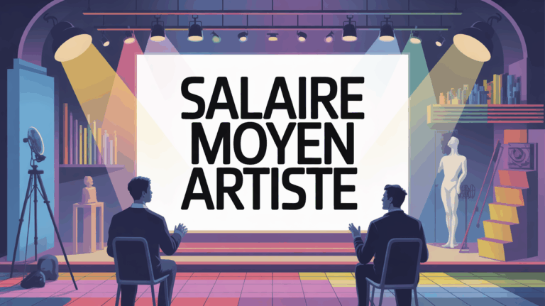 illustration studio moderne artistes comparatif salaire moyen