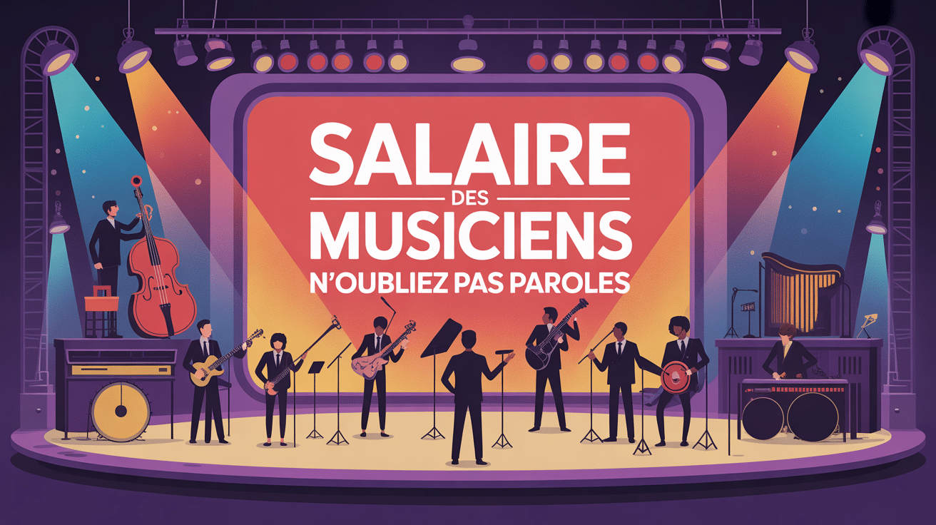 Scène de musiciens et ambianceurs sur le plateau N oubliez pas les paroles