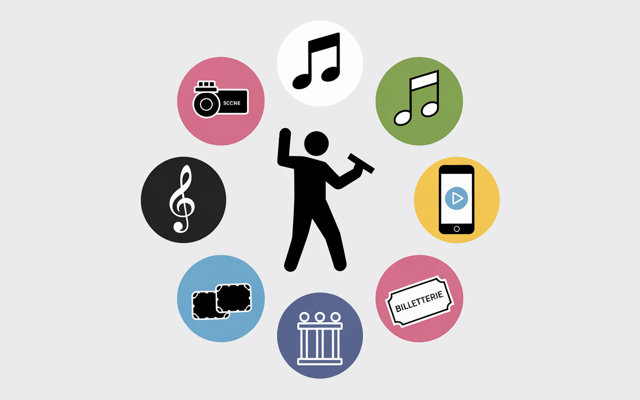 Icones sources remuneration chanteur professionnel