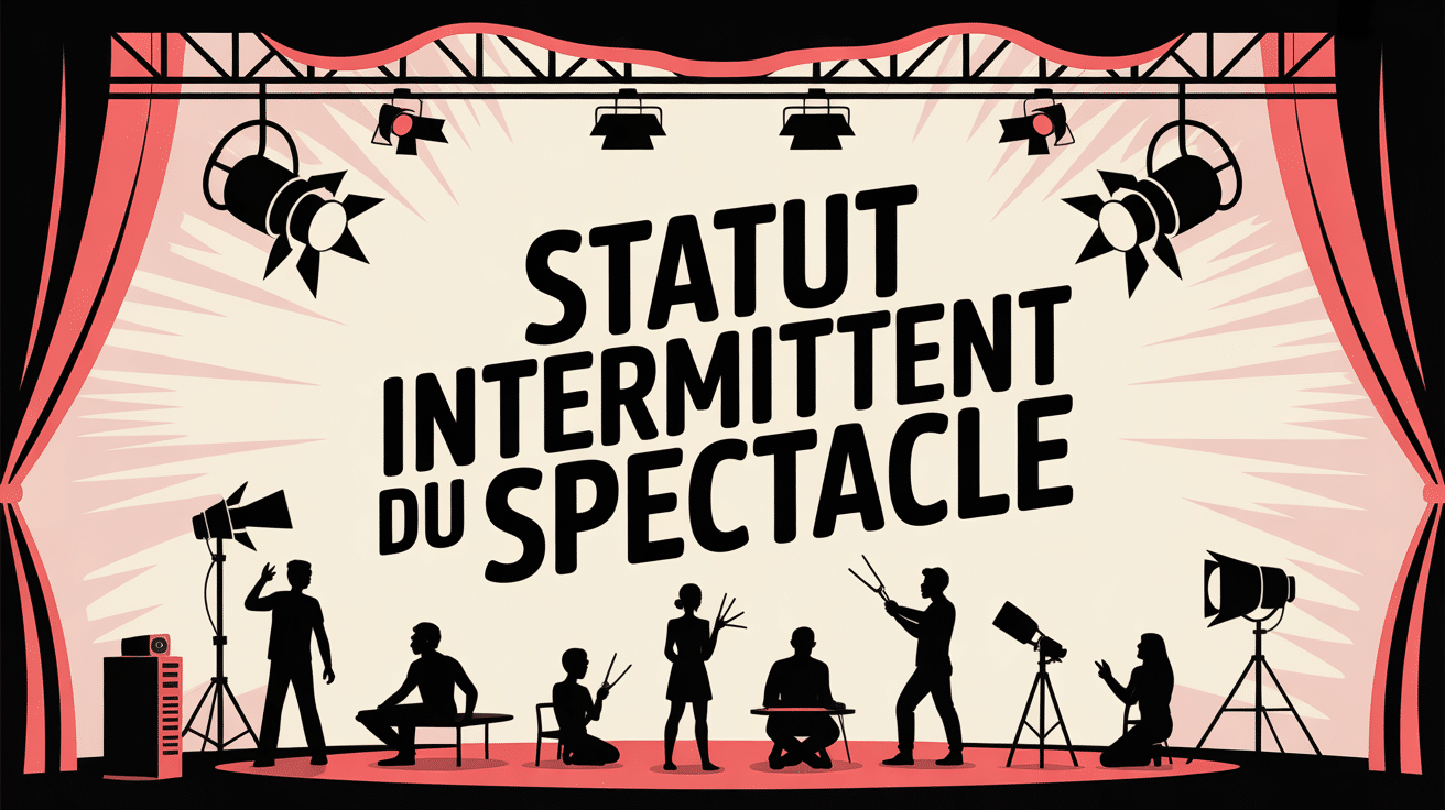 Statut intermittent du spectacle sur scène théâtre et studio audiovisuel