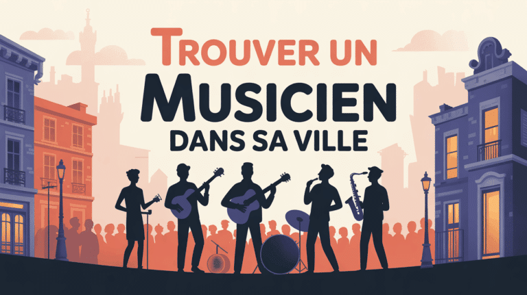 Ville et musiciens instruments place publique