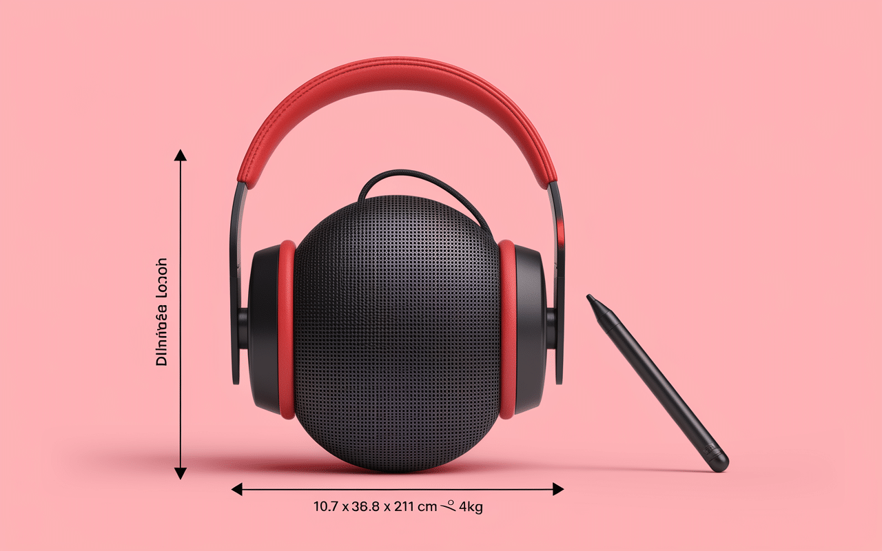 Schema technologie sonore Bose Wave Music System IV dimensions