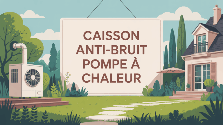 vue jardin maison calme pompe a chaleur caisson anti bruit