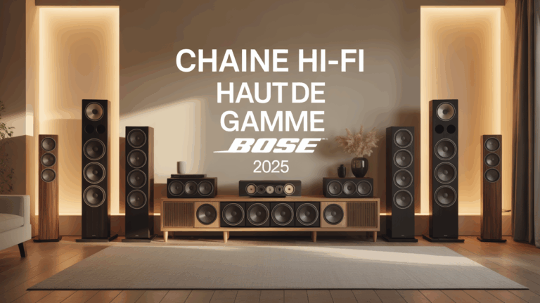 chaine hi fi bose haut de gamme salon moderne convivial