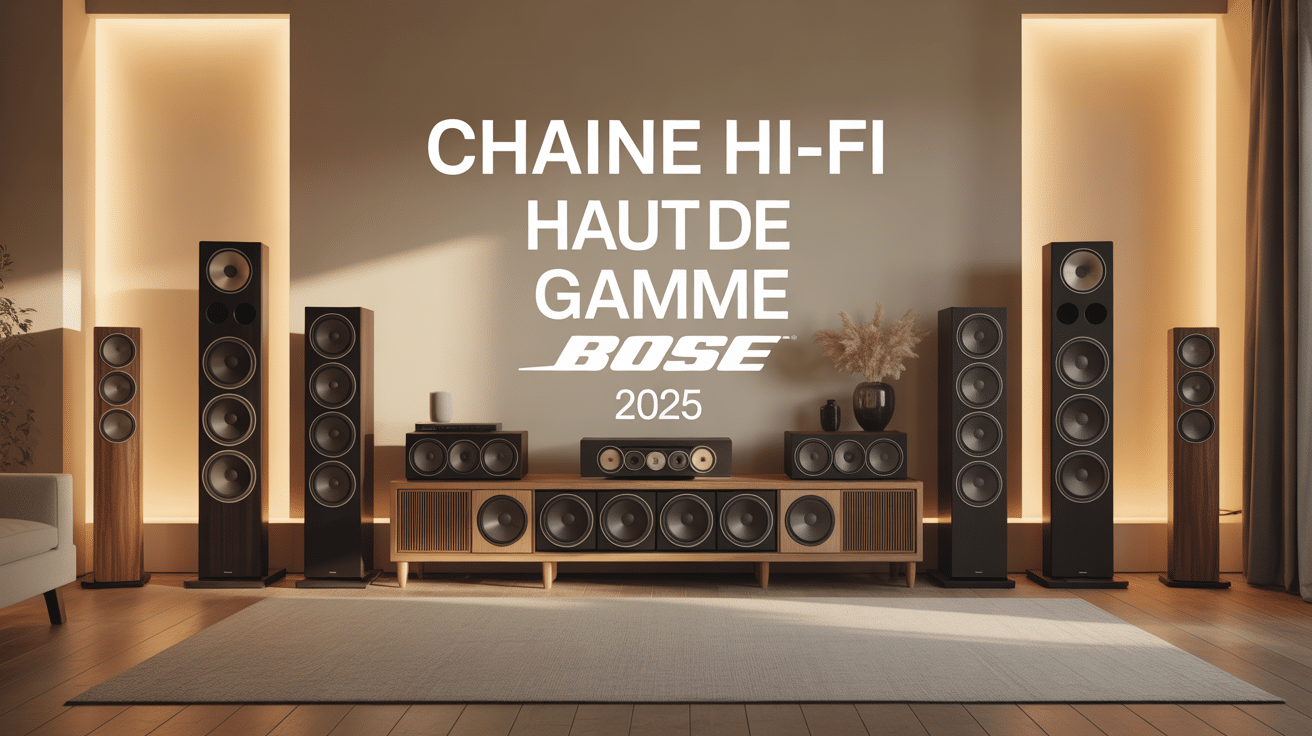 chaine hi fi bose haut de gamme salon moderne convivial