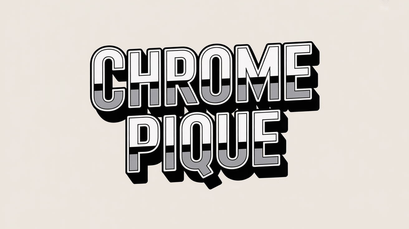 Redonner vie a des objets chrome pique