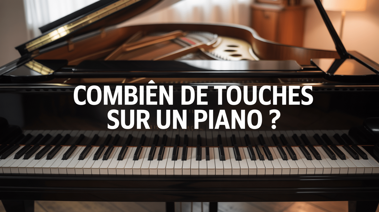Piano classique avec touches et partitions