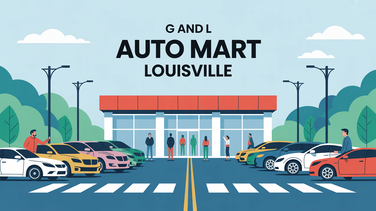 Devanture stylisee G and L Auto Mart Louisville