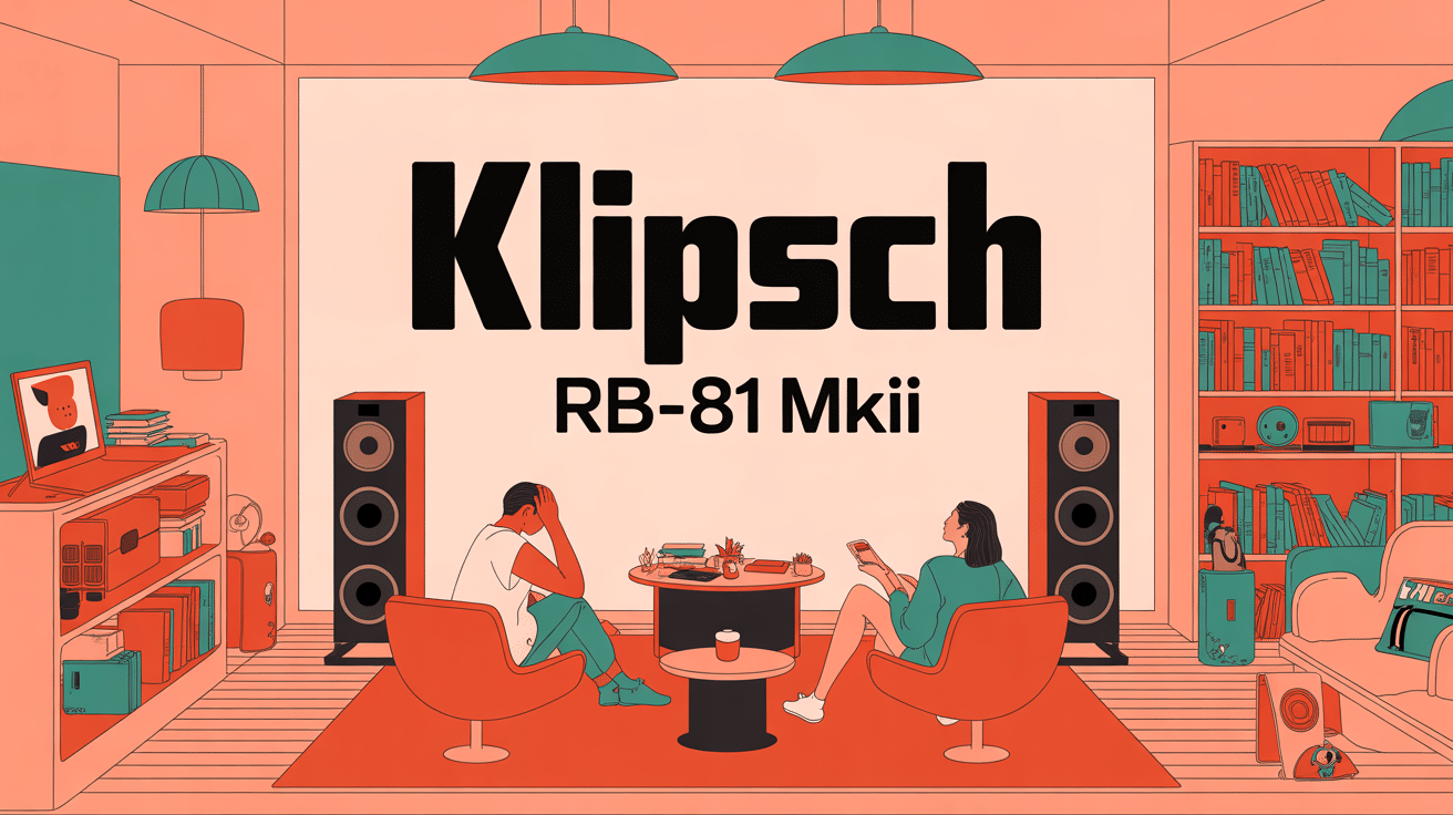 Klipsch RB-81 MKII en test dans un atelier lumineux