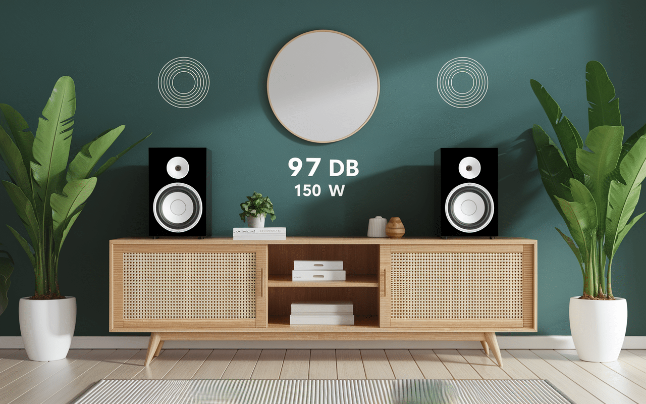 Deux Klipsch RB-81 MKII bibliothèque avec données 97 dB et 150W