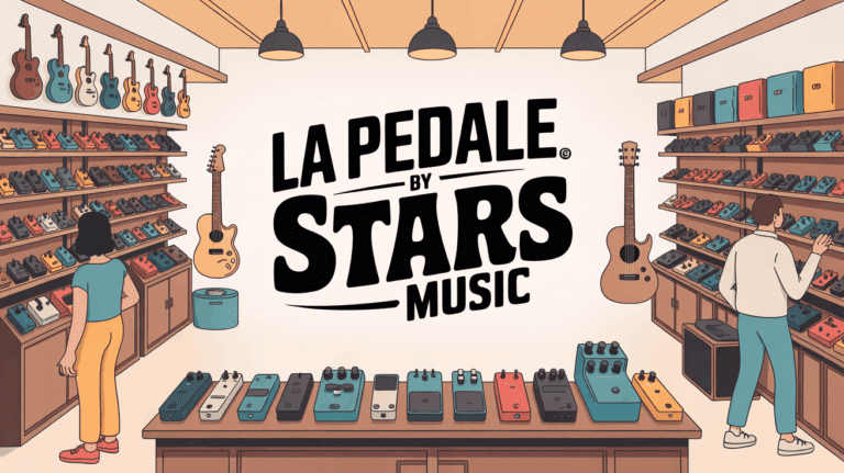 Magasin musique La Pedale by Stars Music Paris ambiance chaleureuse