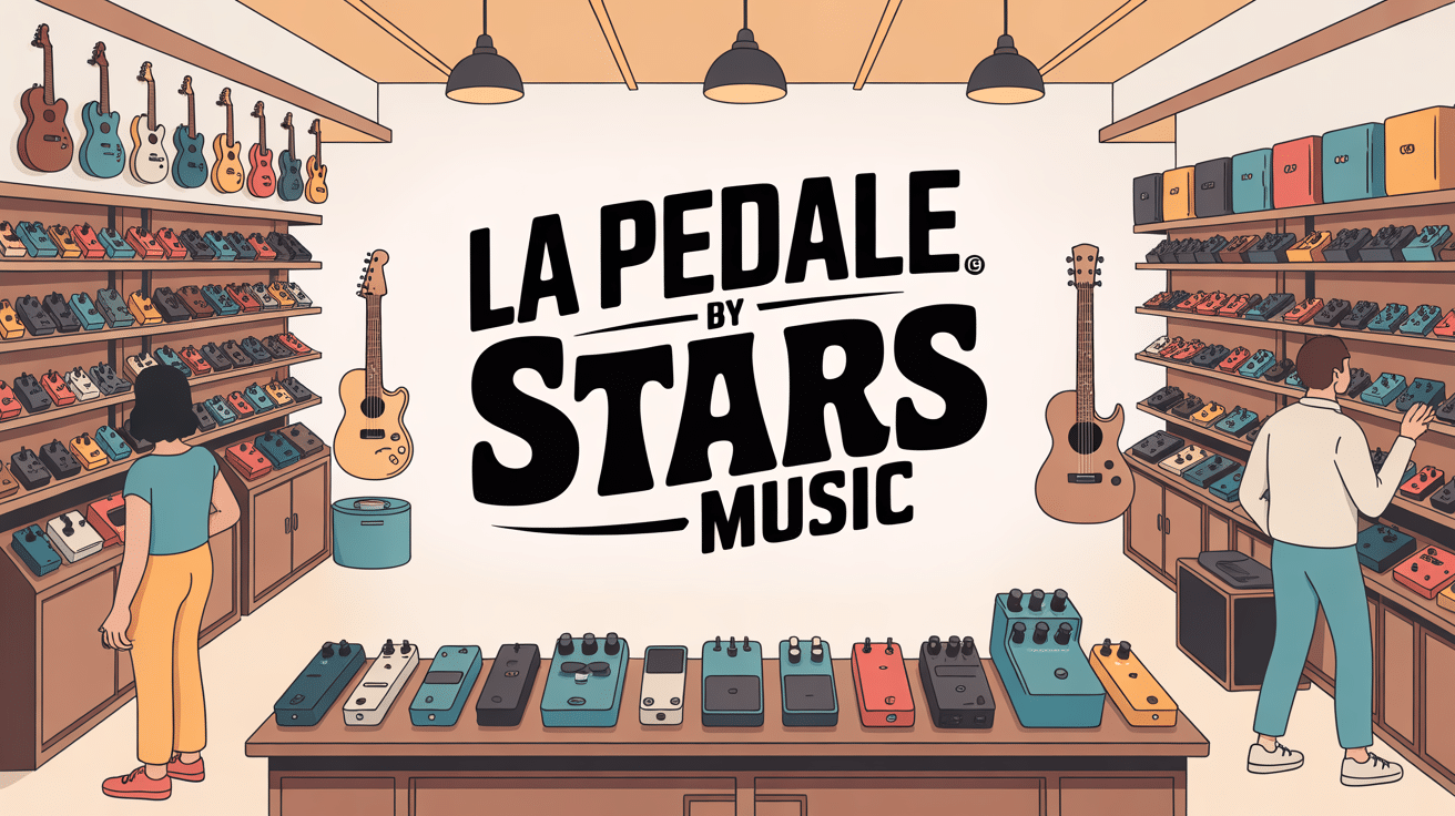 Magasin musique La Pedale by Stars Music Paris ambiance chaleureuse