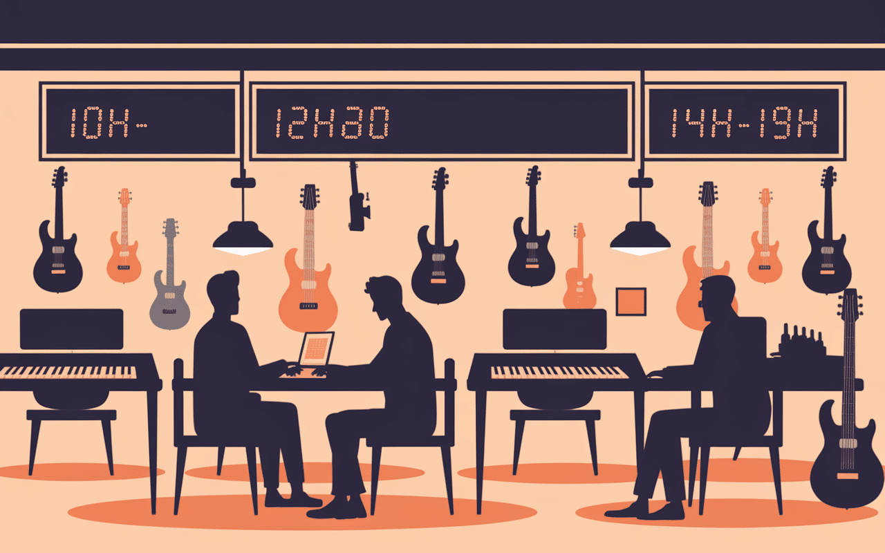 magasin de musique rouen interieur presentoirs
