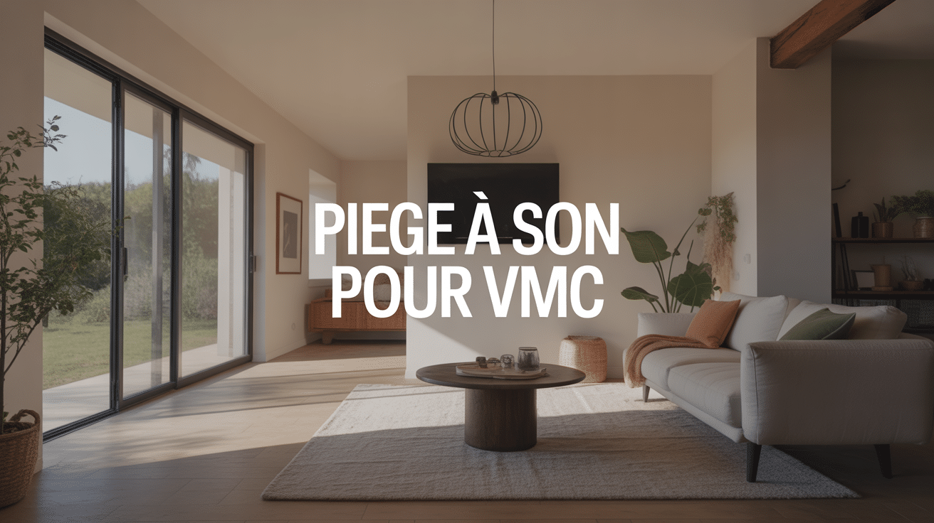 schema maison moderne avec piege a son pour vmc