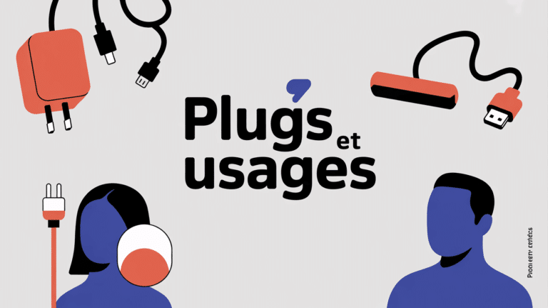 collage plug adaptateur usb medical galette
