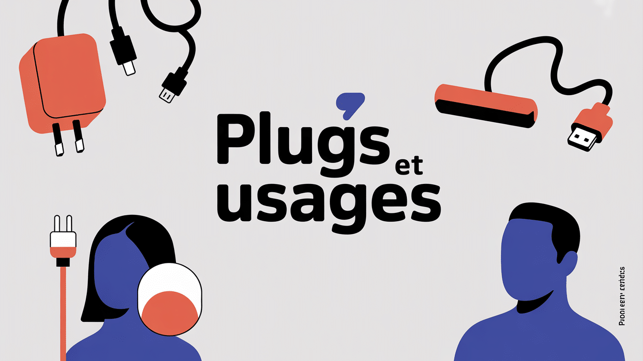 collage plug adaptateur usb medical galette