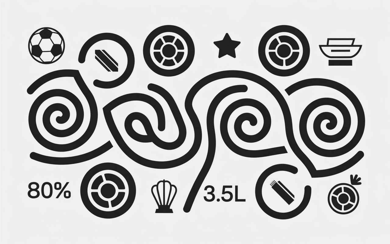 spirales motifs icones usages metiers football fouet mecanique coquillage etoile