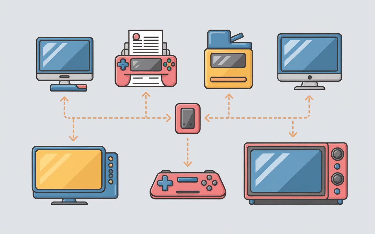 switch reseau optimise transfert entre appareils