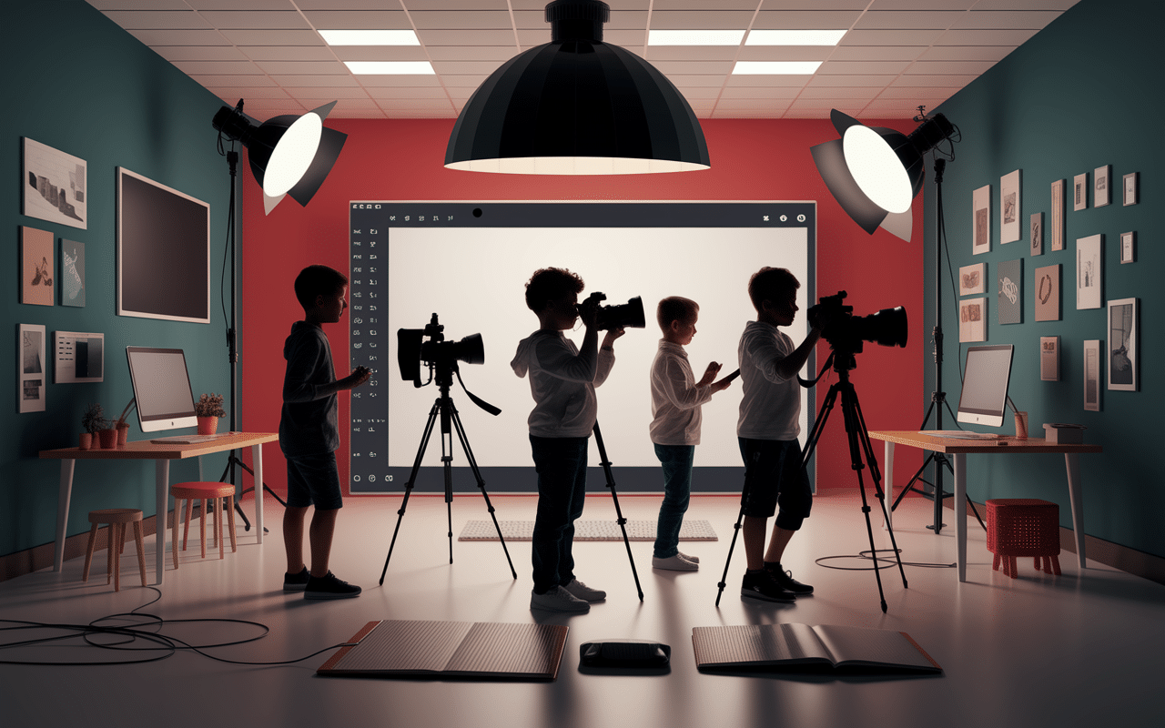 Studio photo Bac Pro Paris apprentissage