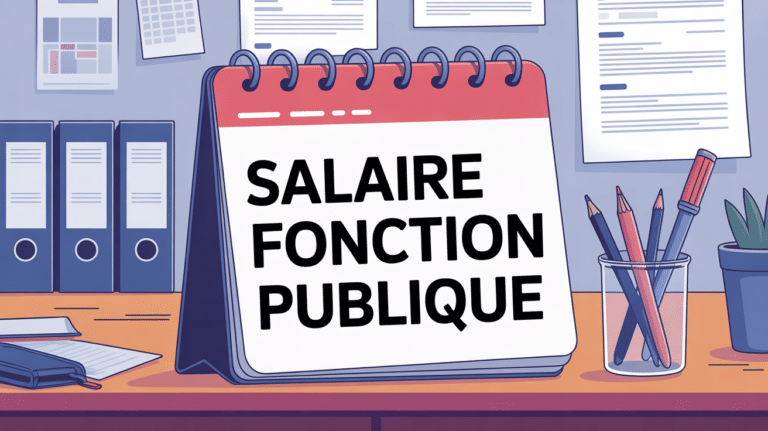 calendrier salaire fonction publique sur bureau