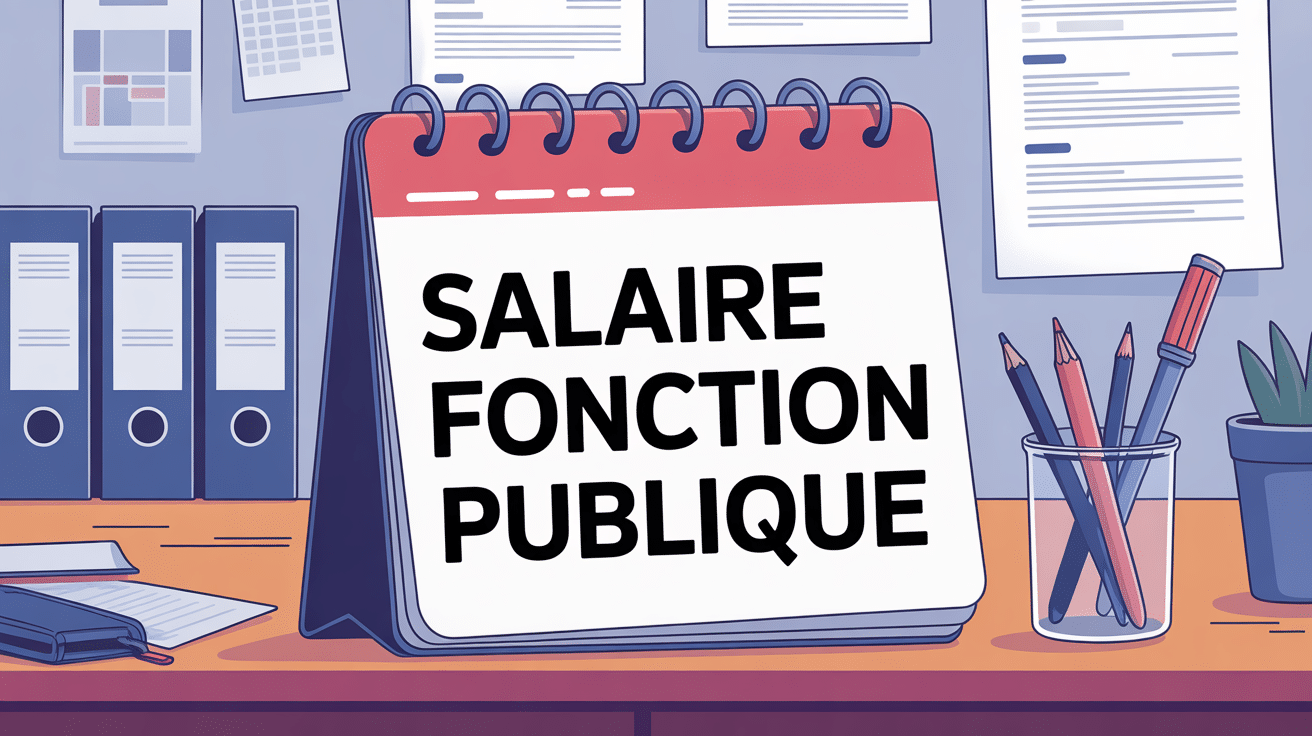 calendrier salaire fonction publique sur bureau
