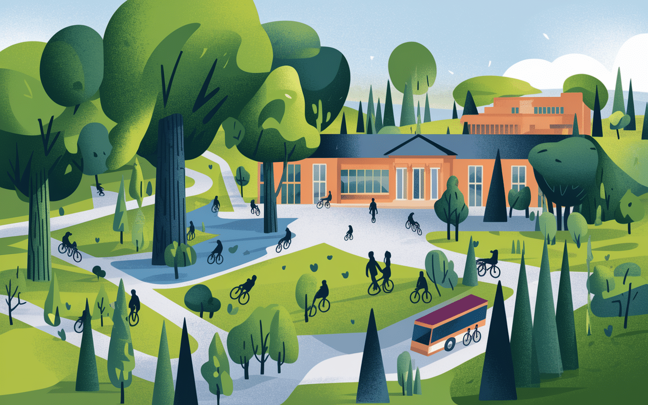 Campus Lyon Ouest Ecully, cadre naturel et connecté