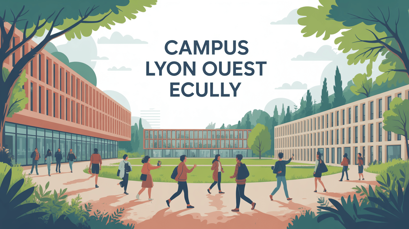 Campus Lyon Ouest Ecully, nature et innovation
