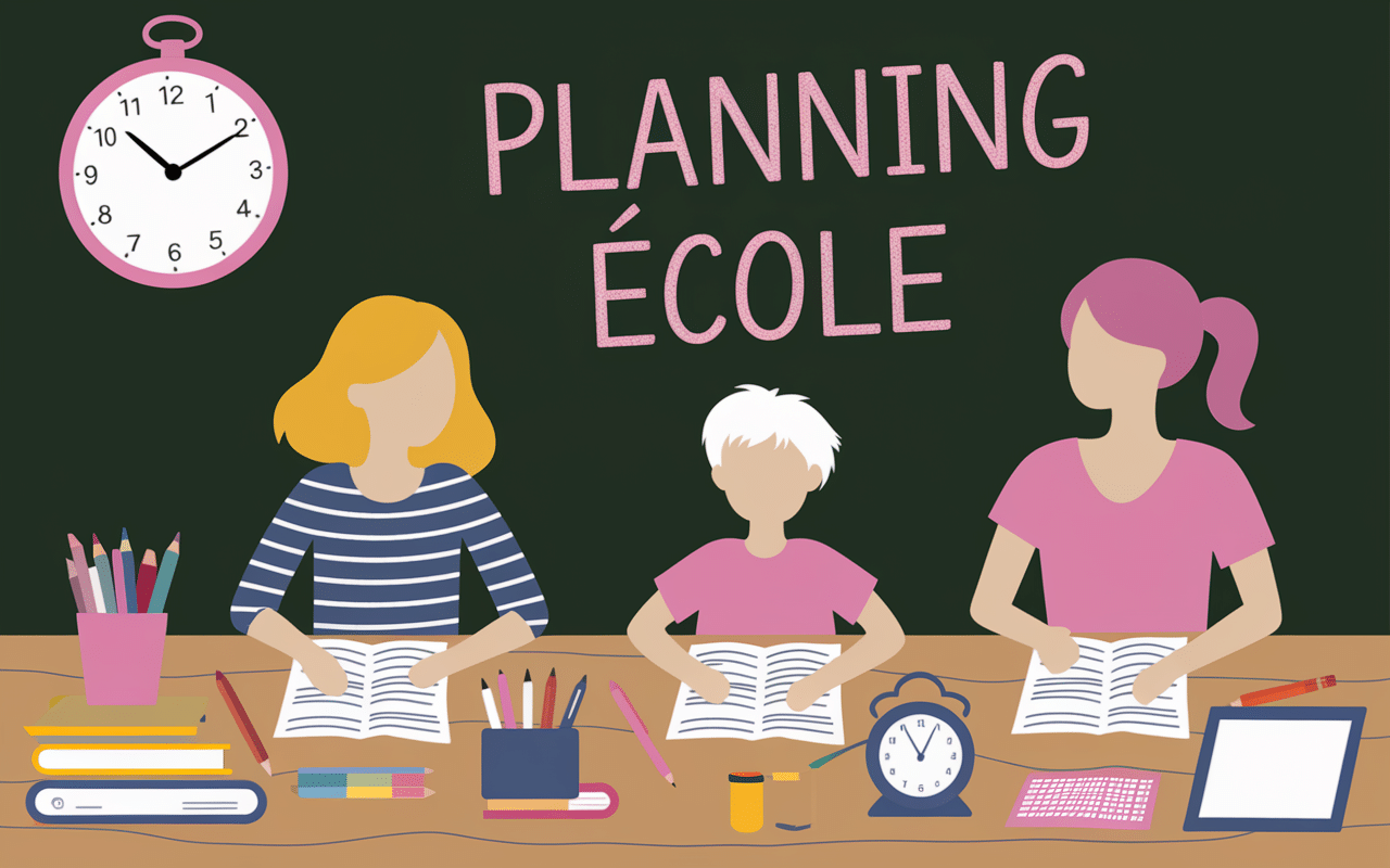 organisation fournitures scolaire planning