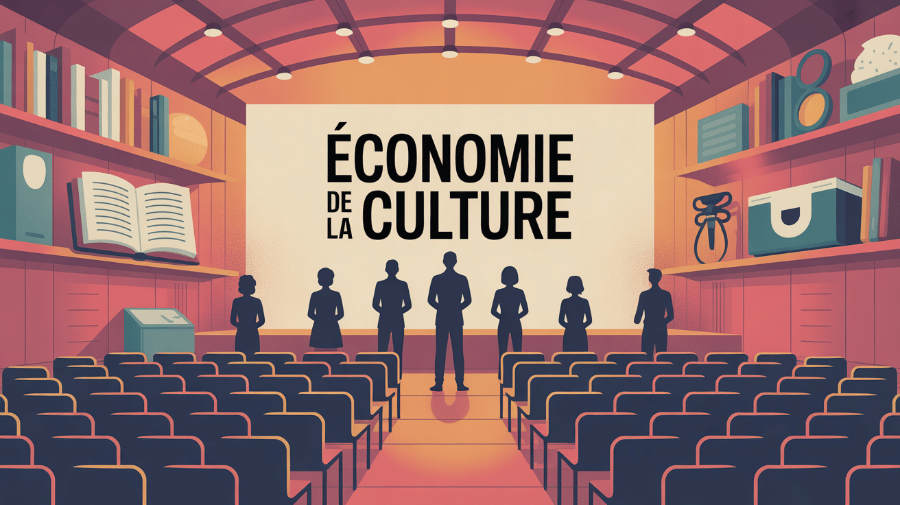 Illustration auditorium dynamique economie de la culture