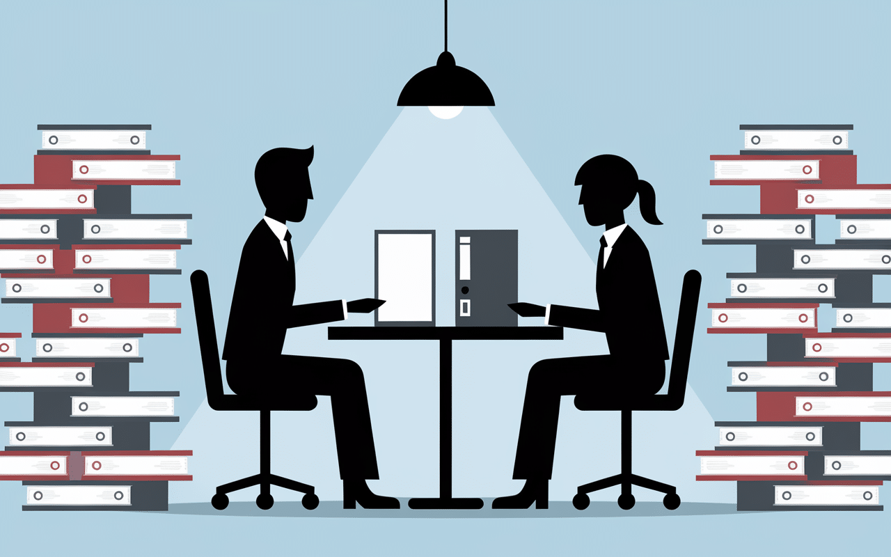 scene entretien caissiere dossier de motivation
