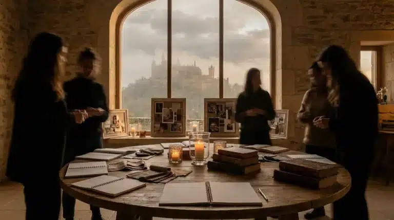 Salle inspirée Harry Potter ambiance créative chateau
