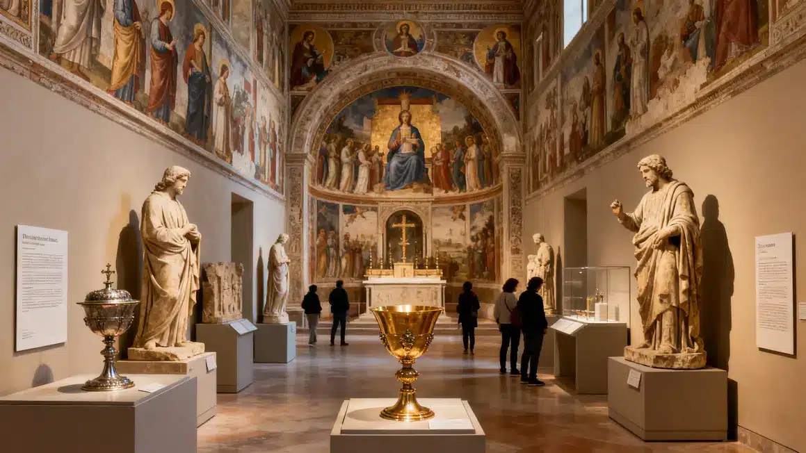 Galerie universelle art sacré icones fresques sculptures reliquaires