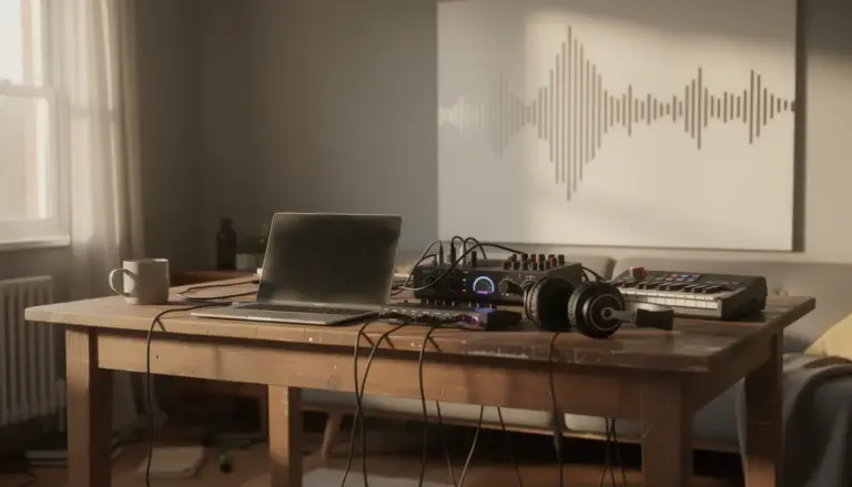 Home studio MAO moderne setup creation musicale