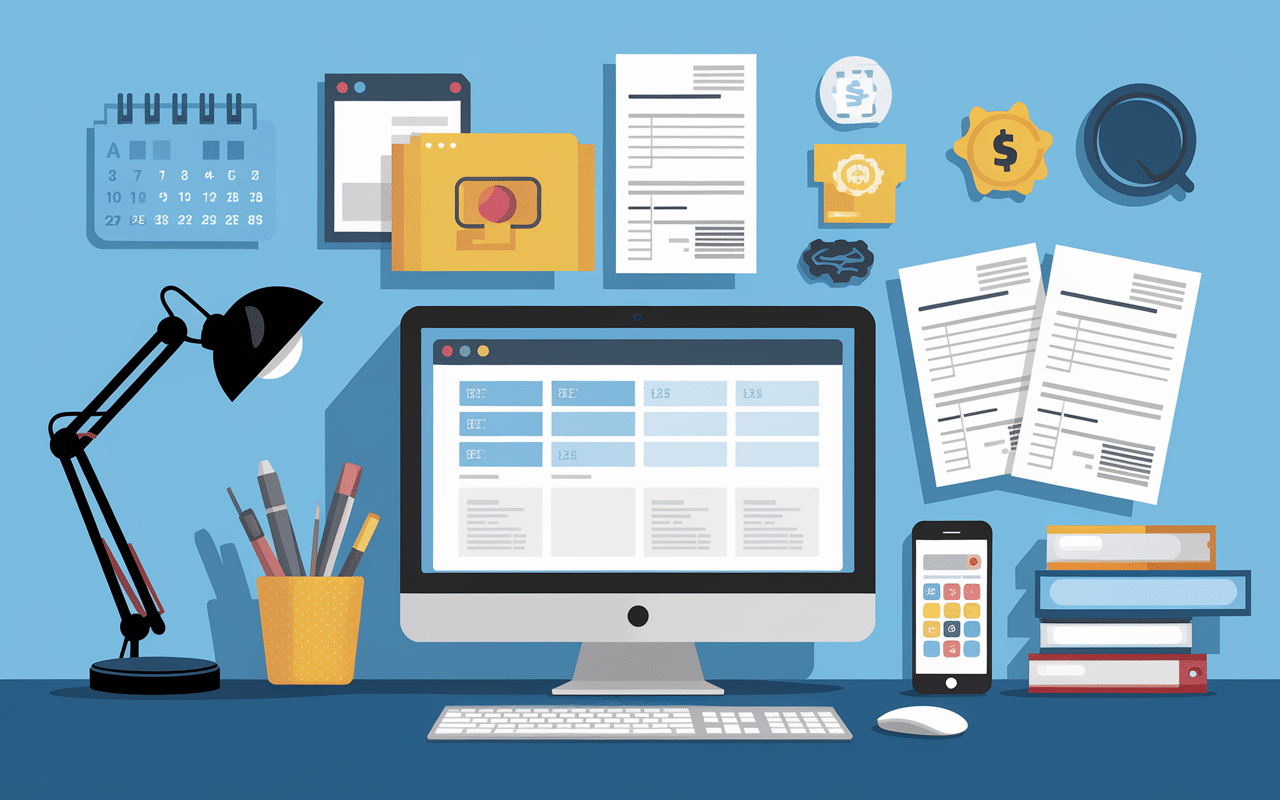 bureau ordinateur outils digitaux gestion taxi conventionne