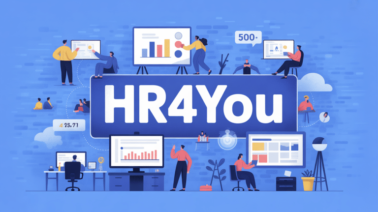 Plateforme SaaS RH HR4YOU moderne et immersive